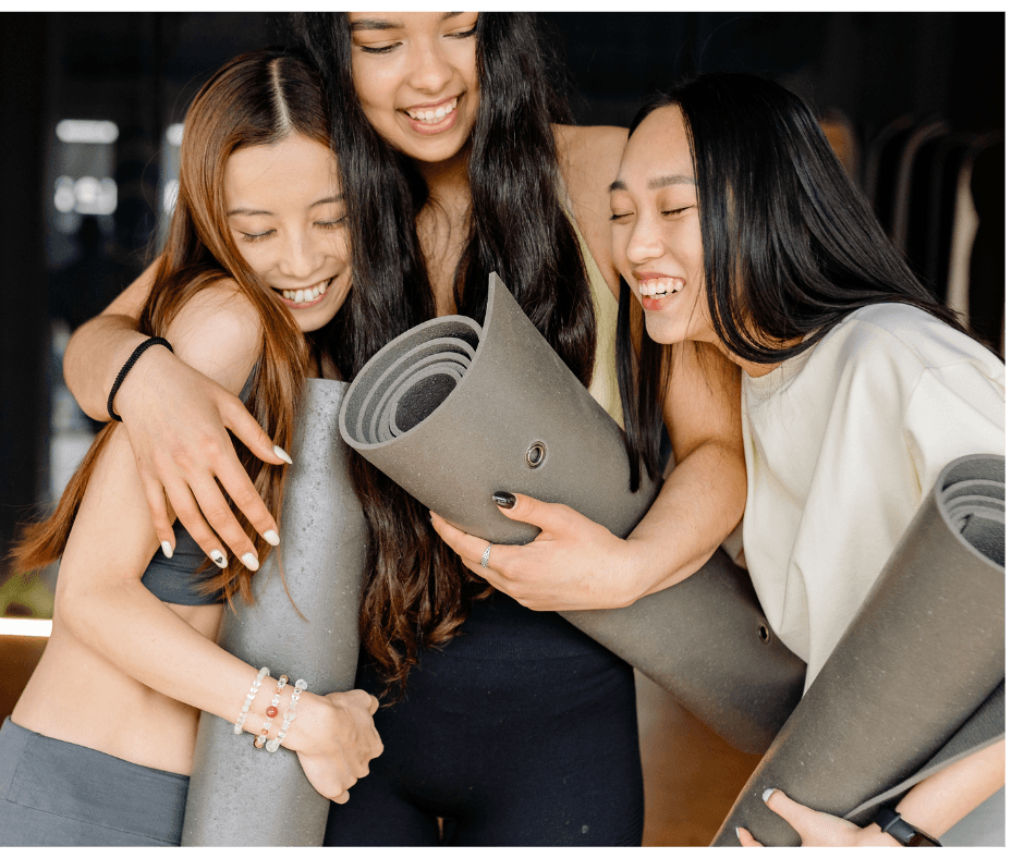 Women supporting each other through perimenopause rage and mood changes